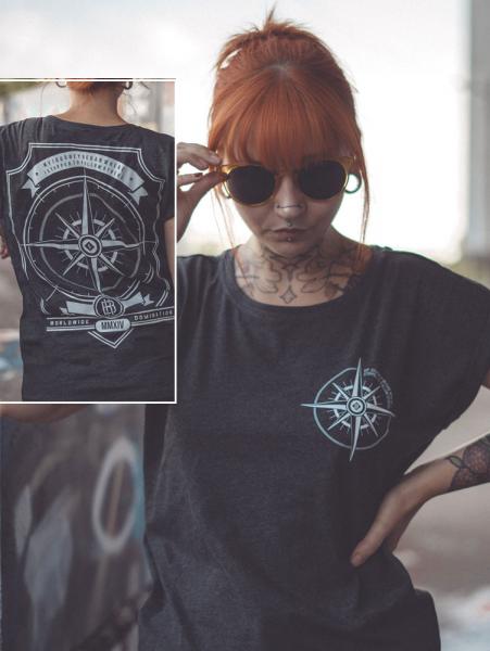 Compass Extended Shirt [coal]