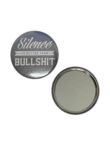 Button Taschenspiegel Beautybadge