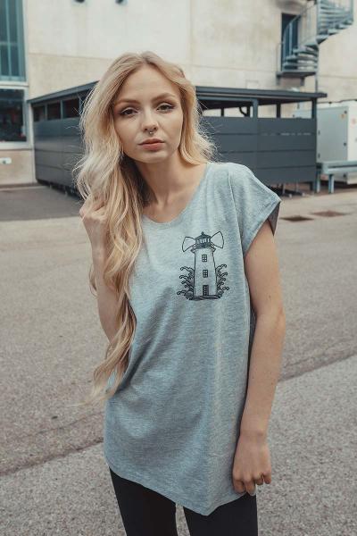 Girl - Lighthouse Shirt [heathergrey]