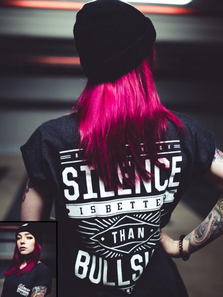 Silence Extended Shirt [charcoal]