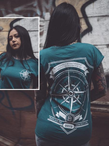 Compass Extended Shirt [teal]