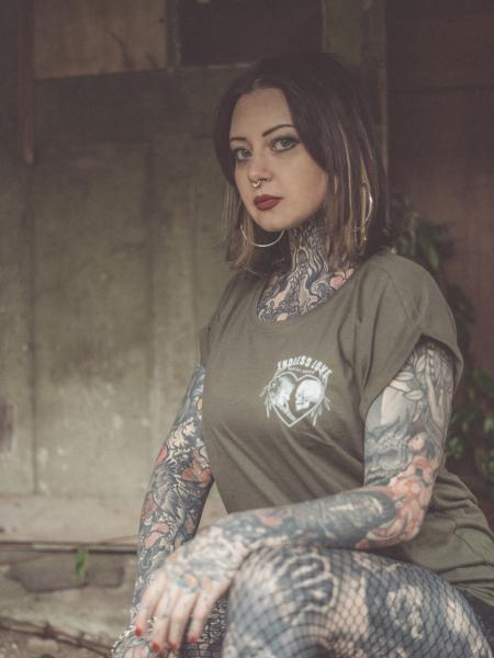 Endless Love Extended Shirt [olive]